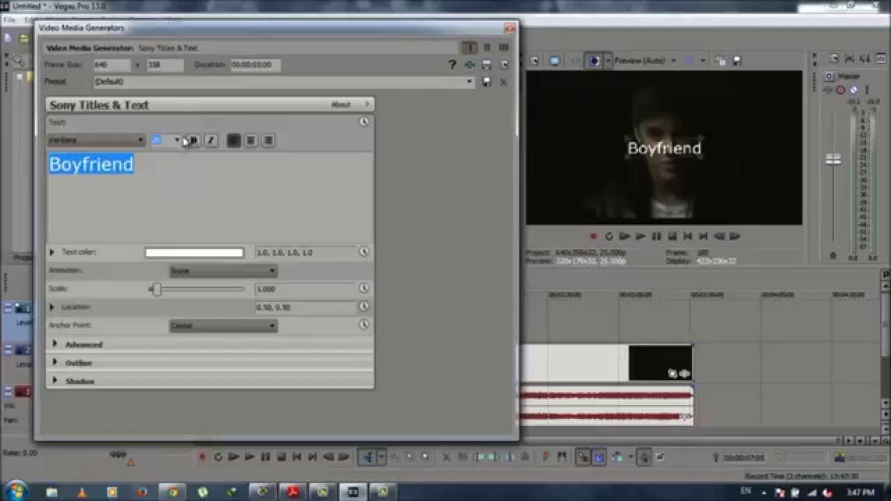 how to open avi files in vegas 14