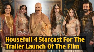 Housefull 4 Trailer Launch Akshay K Bobby D Riteish D Kriti S Kriti K Pooja H
