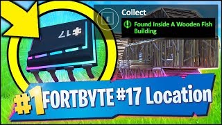 Fortnite FORTBYTE #17 LOCATION - FOUND INSIDE A WOODEN FISH BUILDING