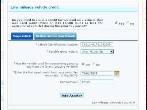heavy form vehicle tax 2290 use