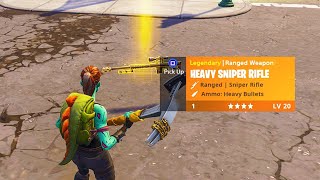 *NEW* HEAVY SNIPER GAMEPLAY! - NEW "Sniper Shootout + Soaring 50's" GAMEMODE! (NEW Fortnite UPDATE)