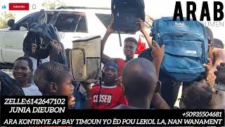 Flash Arab Kontinye Bay Timoun Yo, Kaye, Kreyon, Plum,Valiz Pou Lkl La Bravo