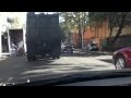 Camion de basura contaminando en la Deleg Benito Juarez