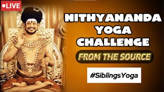 Daily Nithyananda Yoga Live Join The Challenge