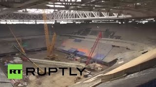 Делегация FIFA посетила строящийся стадион «Зенит-Арена» в Санкт-Петербурге