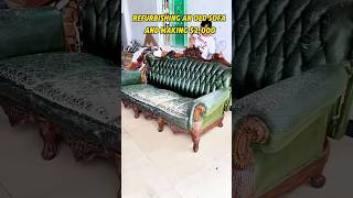 Refurbishing An Old Sofa And Making 2,000