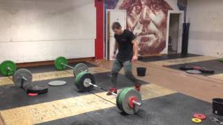 Snatch: 115 x 2 reps Adrian Mundwiler