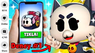 Brawl Stars Bedava Ki̇t Deneyi̇ Çalişti.. Tiktok Hi̇lesi̇