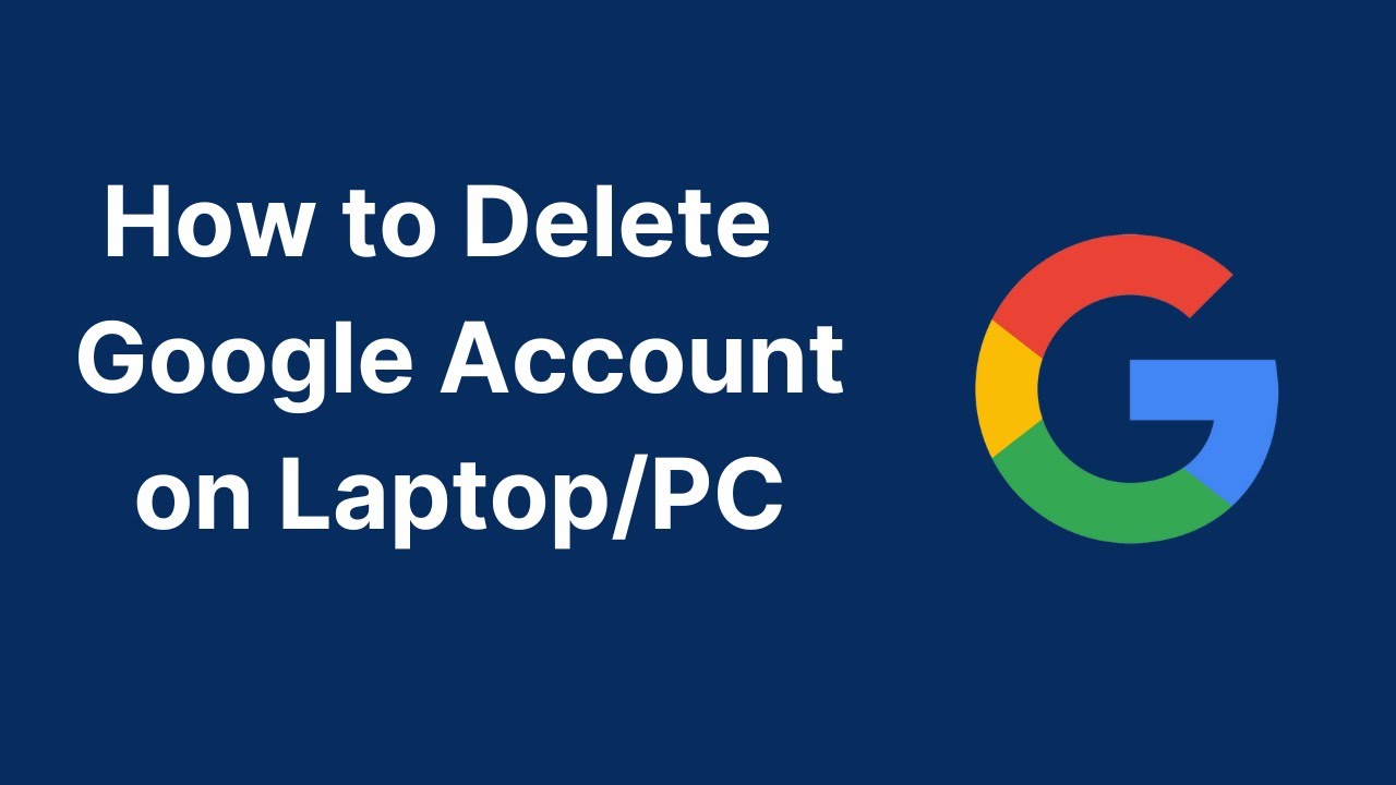 How to Delete a Google Account on Laptop/PC 2023 How to Delete a Google Account on Laptop/PC 2023