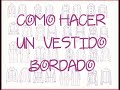 como hacer un vestido