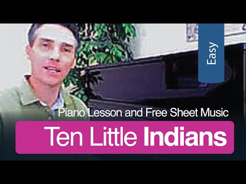 Ten Little Indians | Free Sheet Music and Piano Lesson
