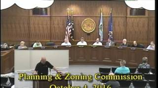 Planning Zoning 10042016
