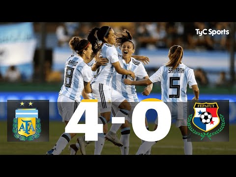 Argentina 4-0 Panamá: Repechaje Ida Mundial Femenino Francia 2019