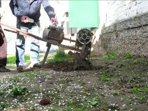 Самодельный электрокультиватор из болгарки