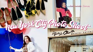 Behind The Scenes Modeling At An Alice & Olivia Photo Shoot In New York City