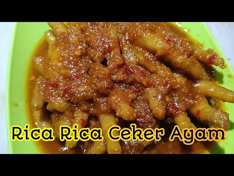Ceker ayam Rica Rica