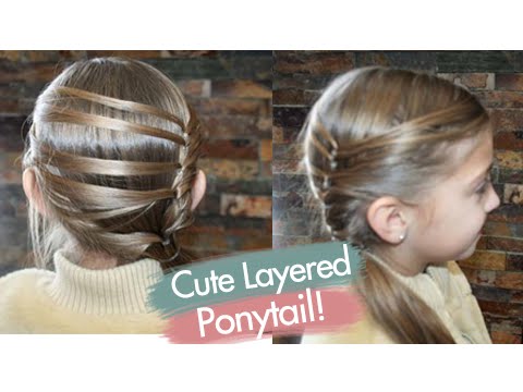 Easy Cute Hairdos on Cute Layered Ponytail Teen Hairstyles