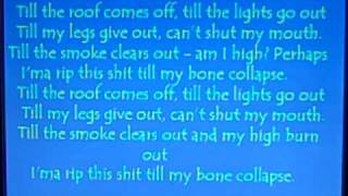 Till I Collapse song with lyrics