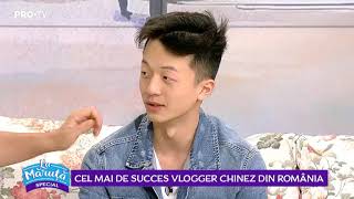 Cel mai de succes vlogger chinez, in Romania