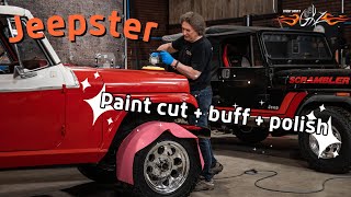 Cutting, Buffing, And Polishing The Jeepsters Faded Paint - Stacey Davids Gearz S18 E4