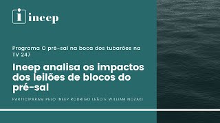 Ineep participou do programa O pré-sal na boca dos tubarões na TV 247.