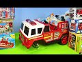 Fire Truck, Tractor, Excavator, Police Cars & Train Ride On | Toy Vehicles Surprise for Kids
