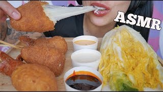 ASMR CHEESY CORN DOG + WHITE KIMCHI + *New NUCLEAR FIRE SAUCE (EATING SOUNDS) NO TALKING | SAS-ASMR