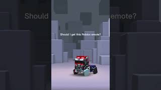 Should I Get This Roblox Emote?