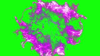 Purple Shockwave Animation (green screen)