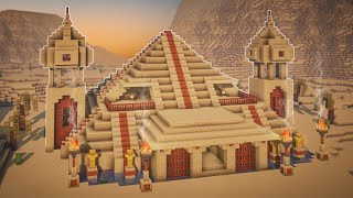 How To Build A Pyramid Base For Survival In Minecraft Tutorial