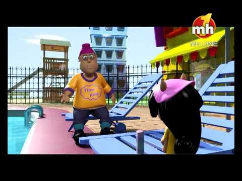 HAPPY SINGH SWIMMING Only On MH ONE...