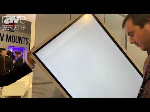 ISE 2019: Edbak Showcases TRF100 Stand for Samsung Flip with Rotatable Head