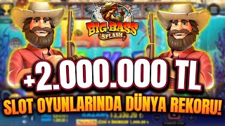Big Bass Splash 🐠 +2.000.000Tl Splash Maxwi̇n Tadinda! | En Çok Kazandi̇ran Slot Oyunu!