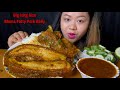 BIG SIZE SPICY BHUNA FATTY PORK BELLY CURRY WITH RICE | ASMR | PORK MUKBANG | FOOD EATING VIDEOS