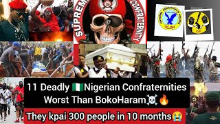 2025Top 11 Most Dangrous Confraternitiescult Groups In Nigeria. Vikings, Aye Nbm, Eiye, Maphite