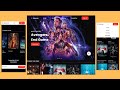 How to create Movie website using html css | Project for beginners