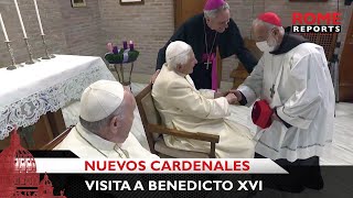 La visita a Benedicto de los nuevos cardenales