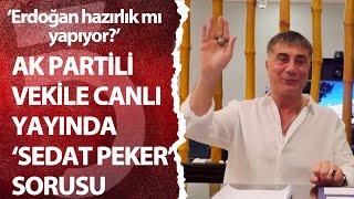 AK Partili vekile canlı yayında Sedat Peker sorusu: 'Hazırlık mı var?'