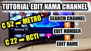 Tutorial Mencari/Searching Channel Tv Digital , Edit Nomor & Nama Channel