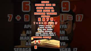 Rumus Togel Mencari Ekor 2D - Belum Terpatahkan