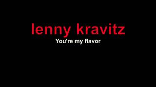 Watch Lenny Kravitz Youre My Flavor video