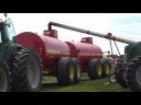 Massive Liquid Manure Spreader in Action with Injector