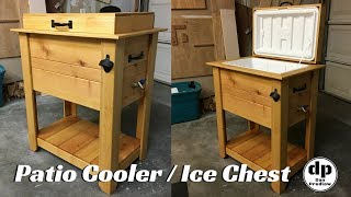 Build A Patio Cooler Cooler Box Outdoor Furniture