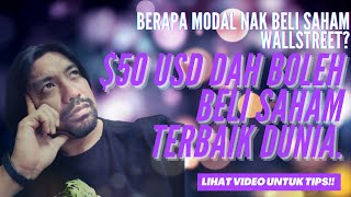 Part 6 Berapa modal minima nak beli saham wallstreet/global?