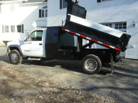 1998 Chevrolet 3500 HD Vortec 41k miles 7.4 8 foot Dump Truck VIDEO!