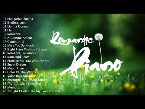 Romantic Piano: 20 Best Wordless Music Of The Soothing