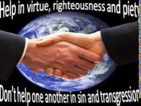Help each other in righteousness