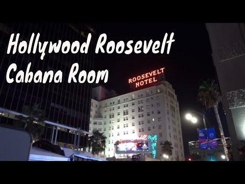 Hollywood Roosevelt Hotel - Cabana Room Tour HD