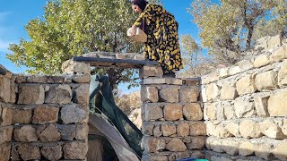 From Dream To Reality The Entrance To Banu Zaris Stone House Takes Shape