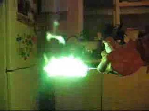 Copper II Oxide dissolved in methanol which gives a nice green flame